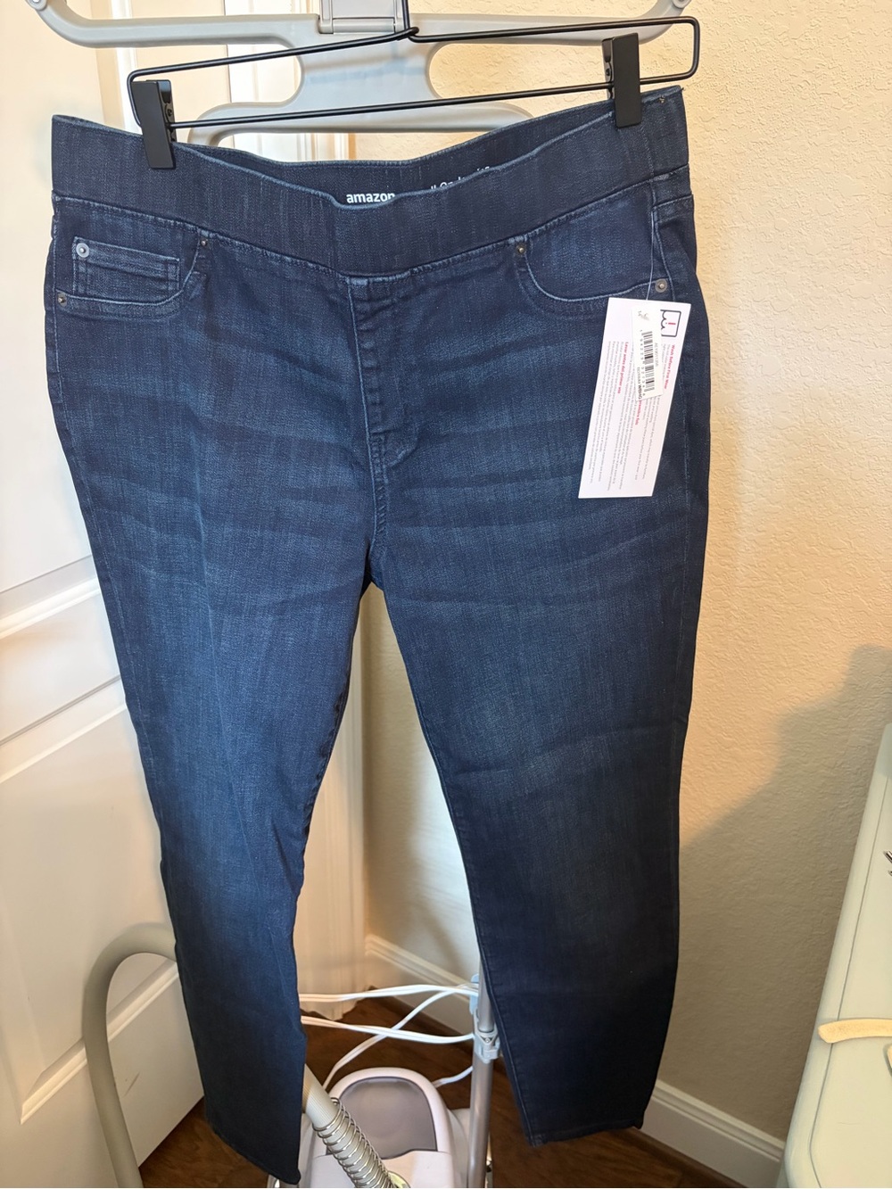 Amazon Dark Blue Skinny Pull-On Jeans